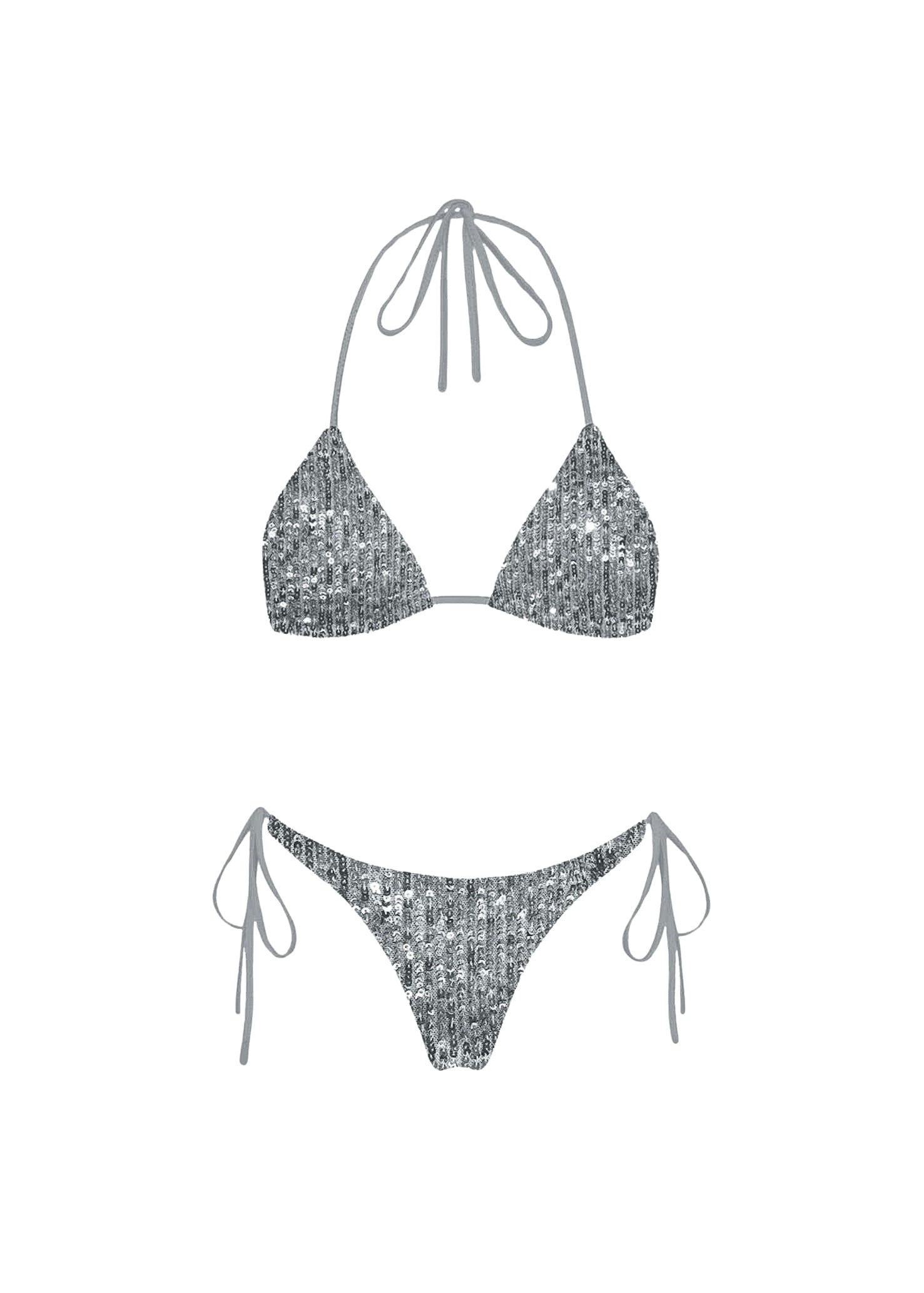 BAHARI Silver Paillettes