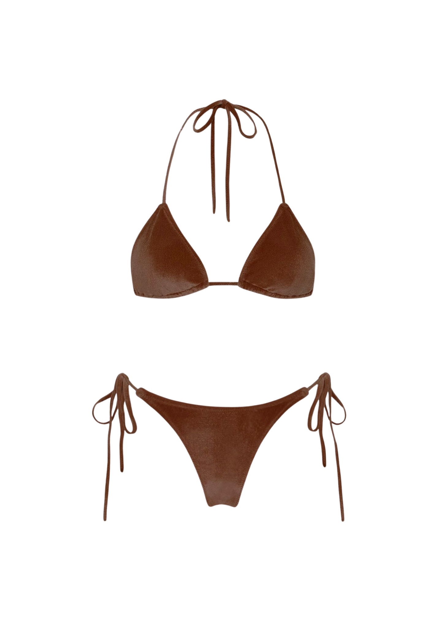 BAHARI Mocha Brown Velvet