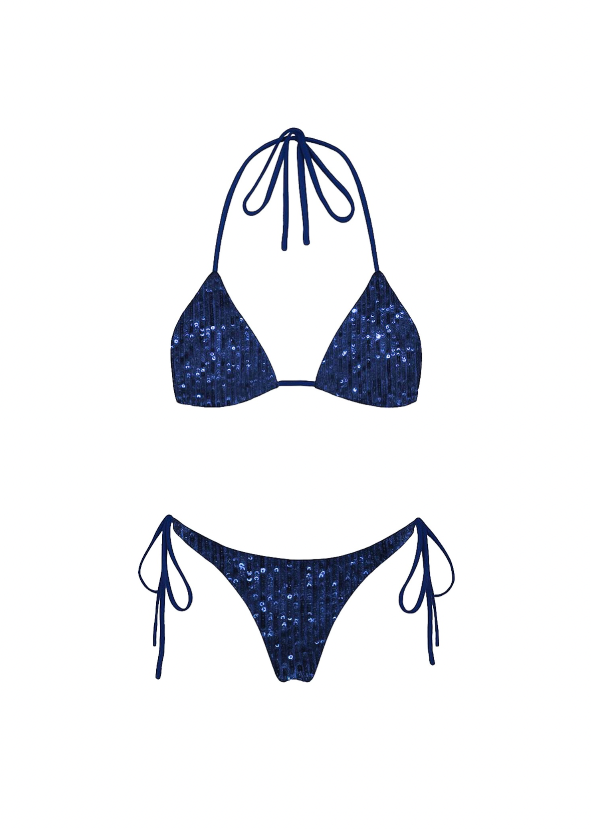 BAHARI Midnight Blue Paillettes