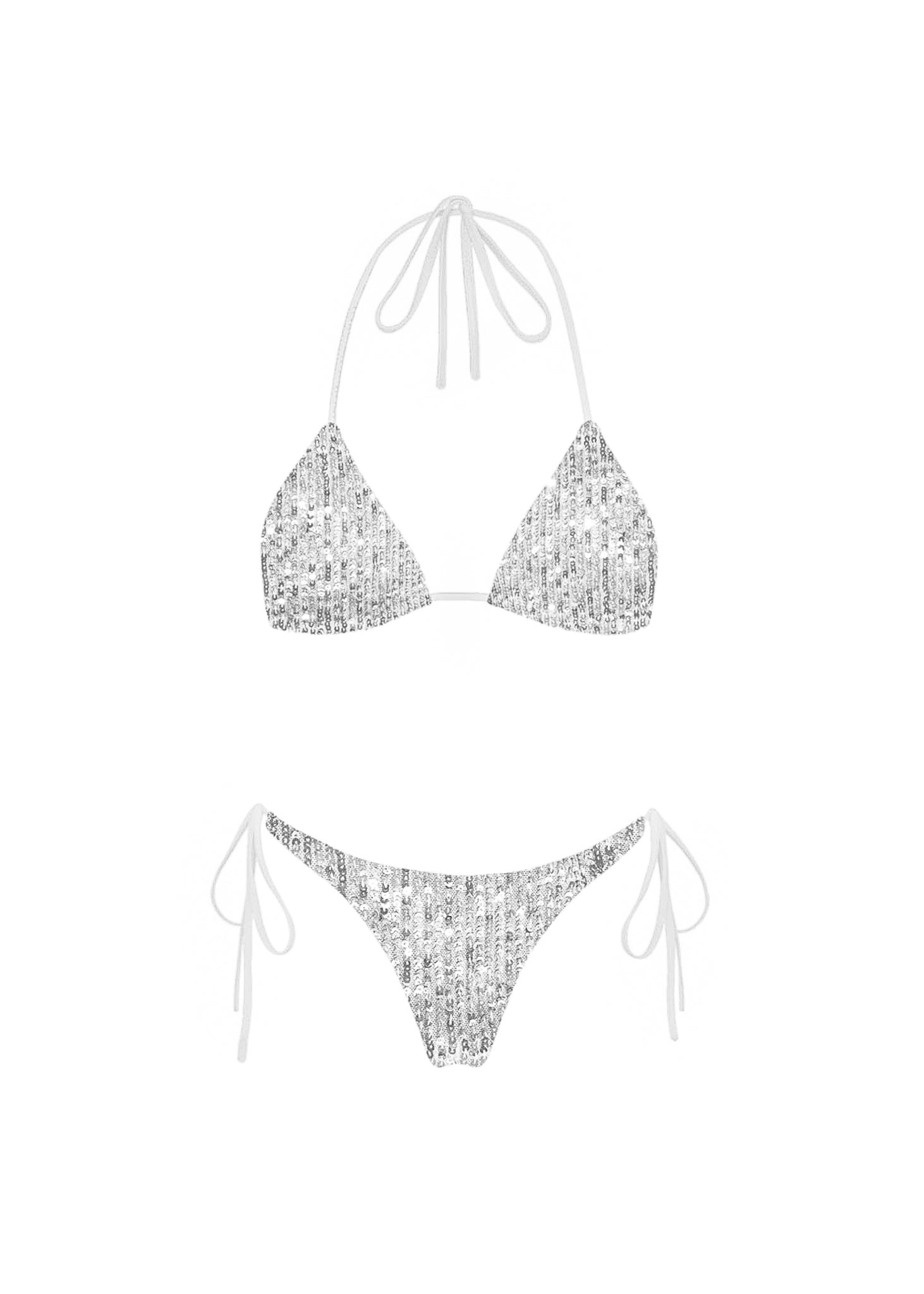 BAHARI White Paillettes